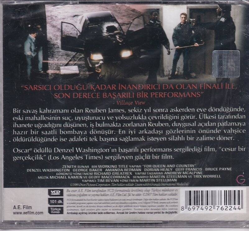Kraliçe Ve Ülkem Adına VCD Film VCD8991 - 2