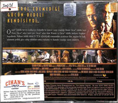 Kralın Tüm Adamları (Sean Penn) VCD Film (106) VCD20168 - 2