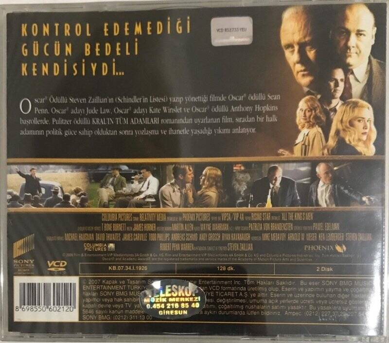 Kralın Tüm Adamları VCD Film VCD5010 - 2