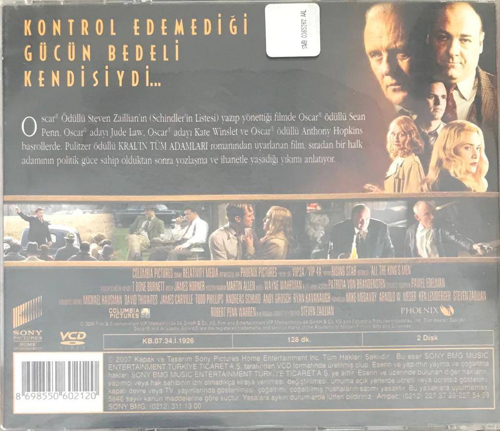 Kralın Tüm Adamları VCD Film VCD8432 - 2