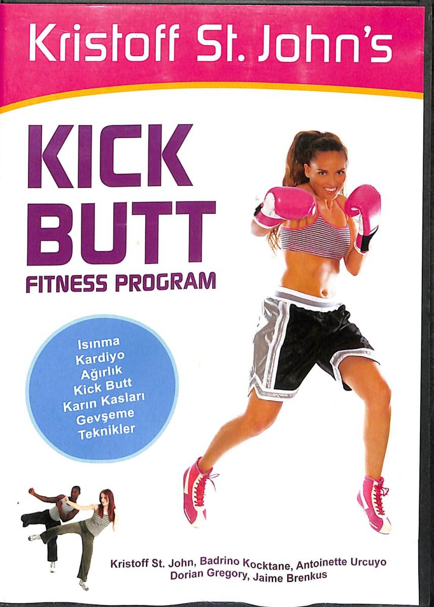 Kristoff St. John's Kick Butt Fitness Program DVD (İkinci El) DVD2449 - 1