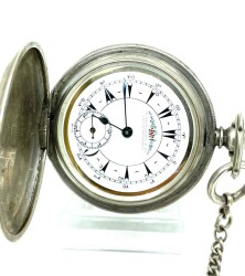 K.Serkısoff Anahtar Kurmalı Gümüş Cep Saati (#3.46) SAA300 - 2