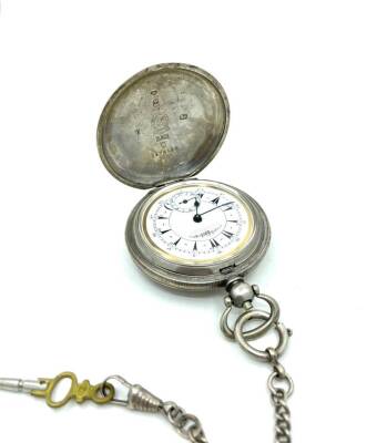 K.Serkısoff Anahtar Kurmalı Gümüş Cep Saati (#3.46) SAA300 - 3