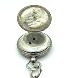 K.Serkısoff Anahtar Kurmalı Gümüş Cep Saati (#3.46) SAA300 - 4