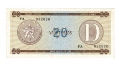 Küba 20 Pesos ÇÇT YKP7650 - 1