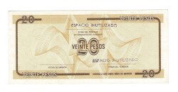 Küba 20 Pesos ÇÇT YKP7650 - 2