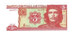 Küba 3 Pesos (2005) Çil 
