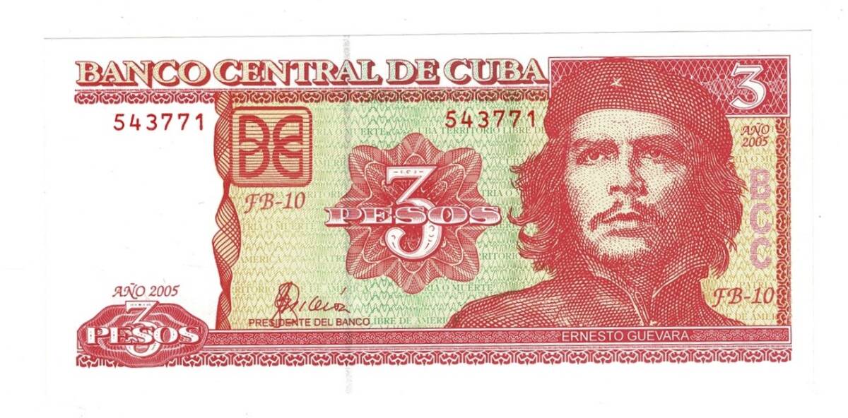 Küba 3 Pesos (2005) Çil 