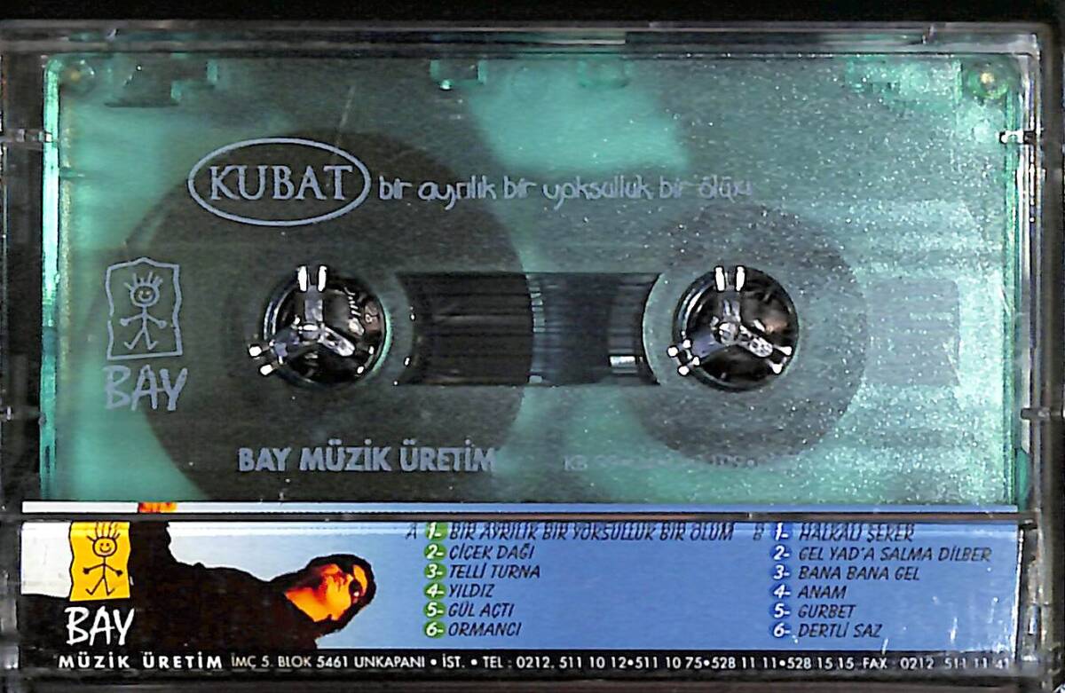 Kubat - Bir Ayrılık Bir Yoksulluk Bir Ölüm Kaset (İkinci El) KST27369 - 2