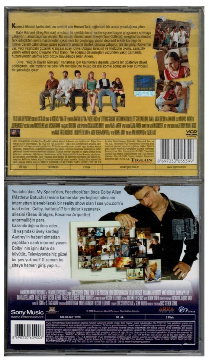 Küçük Gün Işığım Seni Görüyorum - 2 Adet VCD Film VCD1189 - 2