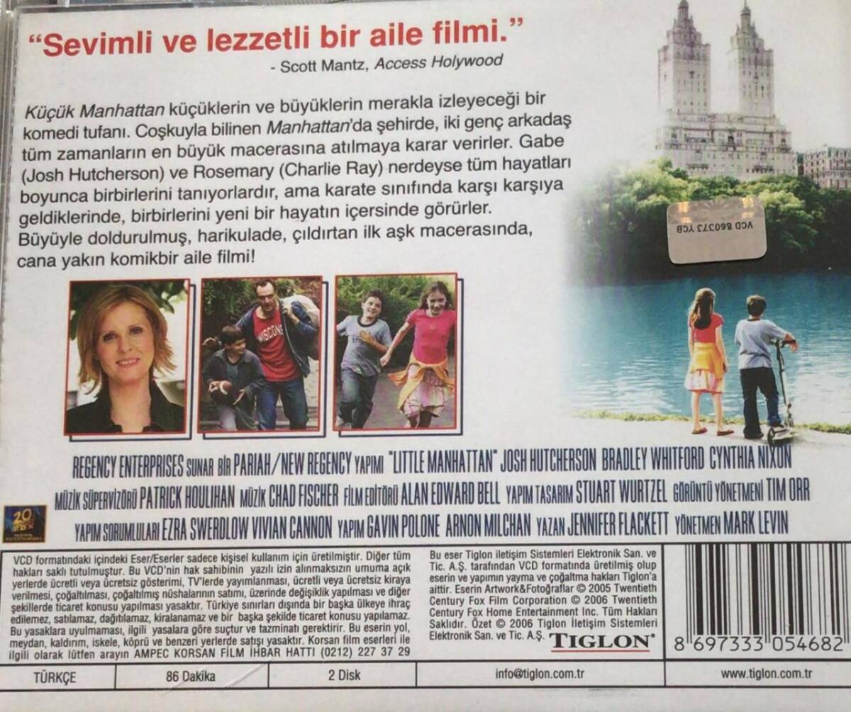 Küçük Manhattan VCD Film VCD8208 - 2