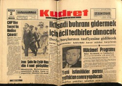 Kudret Gazetesi 2 Temmuz 1962 - CHPliler Tosyada Hadise Çıkardı GZ66028 - 2