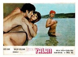 Yalçın Gülhan & Figen Han - İşte Yalan (1975) Orijinal Yeşilçam Lobi Afişi AFIS83 - Gökçekoleksiyon