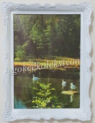 Kuğu Temalı Resim Çerçevesi KRT5837 - 2