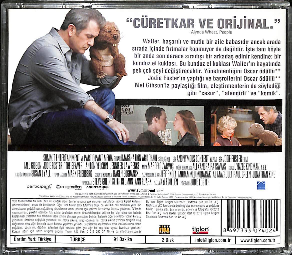 Kukla - The Beaver Orijinal VCD Film ' Mel Gibson ' VCD28246 - 2