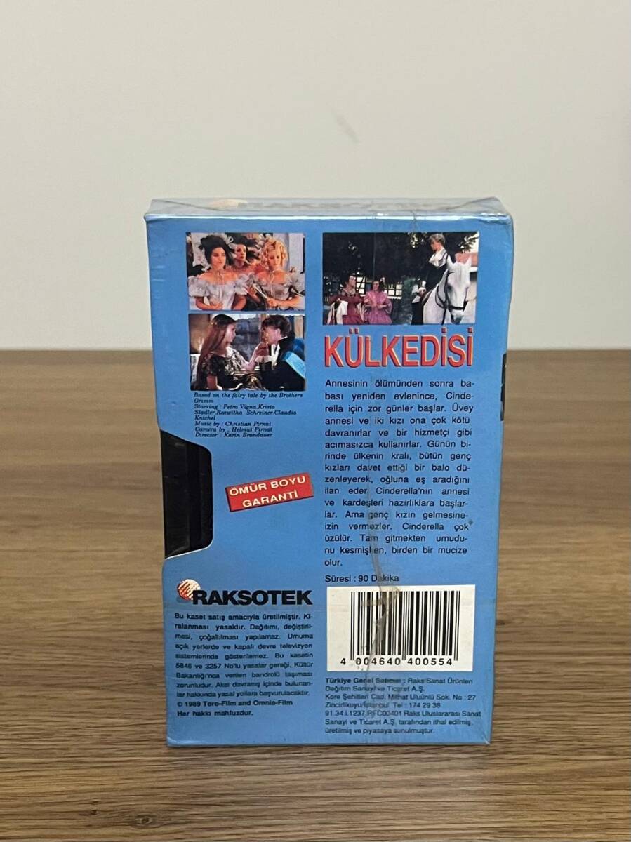 KÜLKEDİSİ CINDERELLA - BETA - Açılmamış Jelatininde Video Kaset DVD2854 - 3