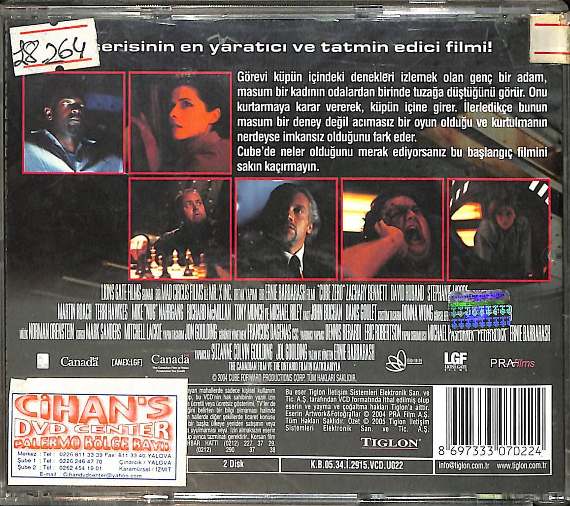 Küp Sıfır VCD Film (İkinci El) VCD27814 - 2
