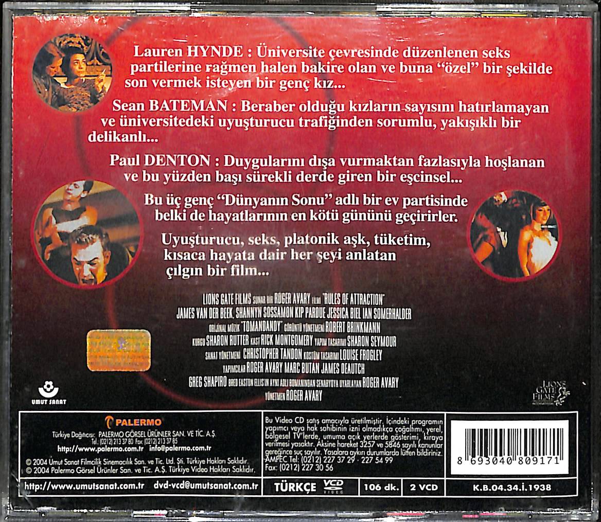 Kural Ötesi – The Rules of Attraction (2002) Orijinal VCD Film ' James Van Der Beek ' VCD28239 - 2
