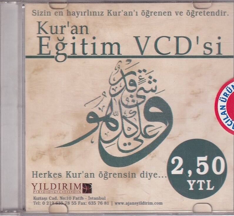 Kur`an Eğitim VCD`si VCD Film VCD8732 - 1