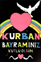 Kurban Bayramı Kutlama Kartpostal (Küçük Boy) KRT21964 - Gökçekoleksiyon