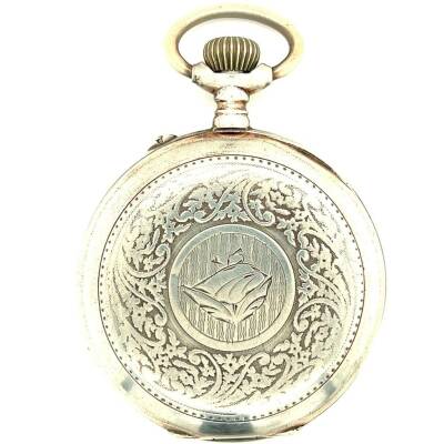 Kurmalı Gümüş Cep Saati – 50 mm G-GSR71 - 2