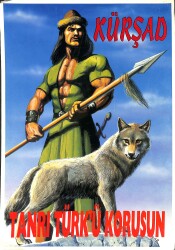 Kürşad - Tanrı Türkü Korusun Kartpostal (Büyük Boy) KRT22385 - Gökçekoleksiyon