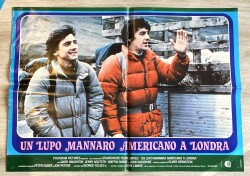 Kurt Adam Londra'da / Un Lupo Mannaro Americano a Londra (1981) Orijinal İtalyan Sinema Afişi - 47x66 cm AFIS73 - Gökçekoleksiyon
