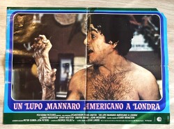 Kurt Adam Londra'da / Un Lupo Mannaro Americano a Londra (1981) Orijinal İtalyan Sinema Afişi - 47x66 cm AFIS74 - Gökçekoleksiyon