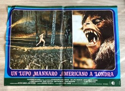 Kurt Adam Londra'da / Un Lupo Mannaro Americano a Londra (1981) Orijinal İtalyan Sinema Afişi - 47x66 cm AFIS76 - Gökçekoleksiyon