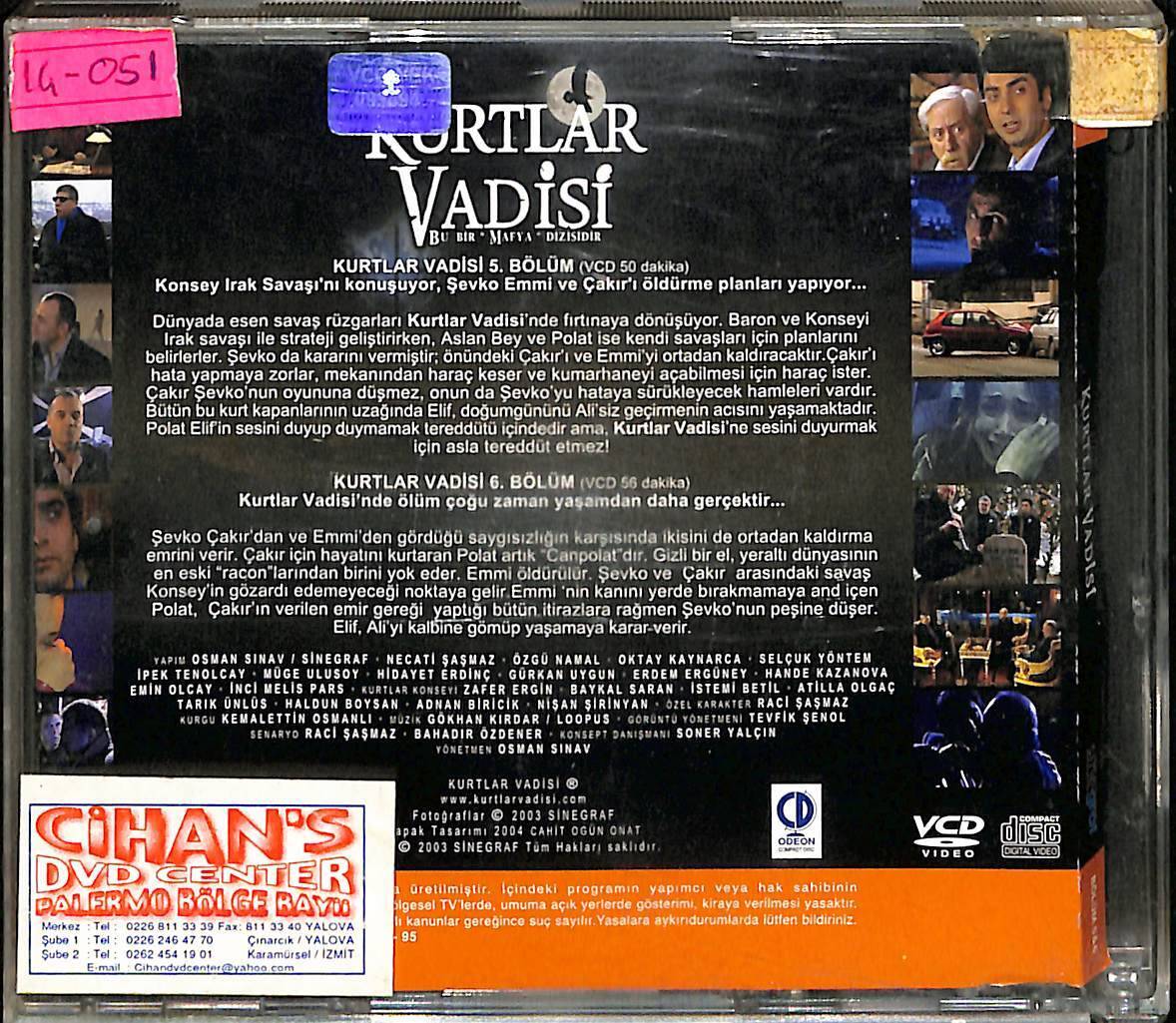 Kurtlar Vadisi 5-6. Bölüm VCD Film VCD14288 - 2