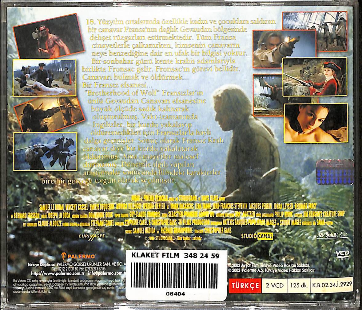 Kurtların Kardeşliği Orijinal VCD Film VCD29113 - 2