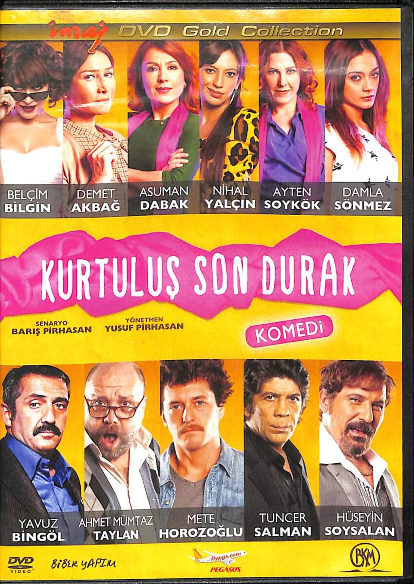 Kurtuluş Son Durak – Orijinal DVD (İkinci El) * Belçim Bilgin, Demet Akbağ, Nihal Yalçın, Asuman Dabak, Ayten Soykök, Damla Sönmez – 2012 * DVD2994 - 1