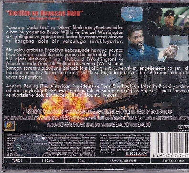 Kuşatma The Siege VCD Film VCD9903 - 2