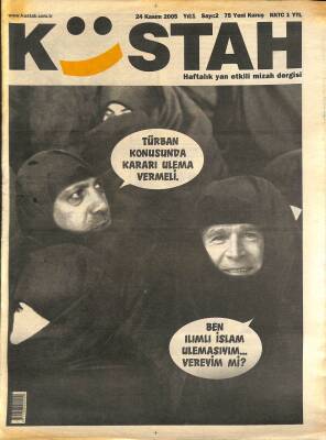 Küstah Haftalık Yan Etkili Mizah Dergisi 24 Kasım 2005 Sayı 2 NDR77960 - 1
