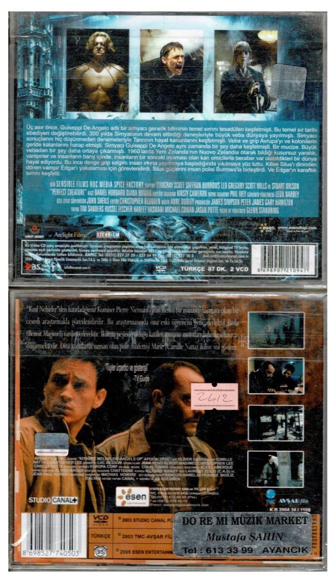 Kusursuz Yaratık Kıyamet Melekleri - 2 Adet VCD Film VCD915 - 2