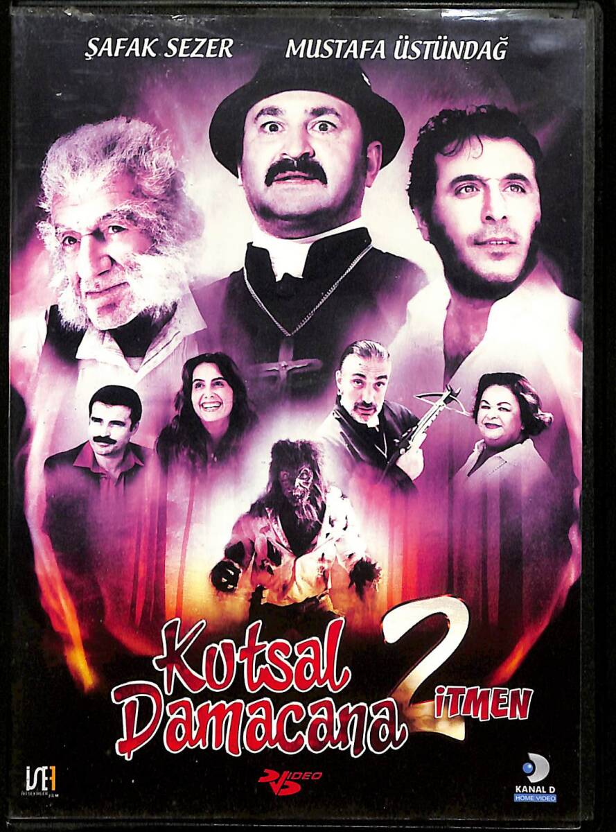 Kutsal Damacana 2: İtmen Orijinal DVD (İkinci El) * Şafak Sezer, Mustafa Üstündağ, Aydemir Akbaş, Yıldırım Memişoğlu – 2010 * DVD2948 - 1