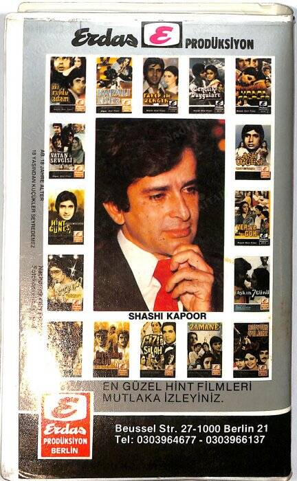 Kutsal Yuvam – Büyük Hint Filmi (VHS) – Shashi Kapoor, Prem Chopra (ikinci El) DVD2771 - 2