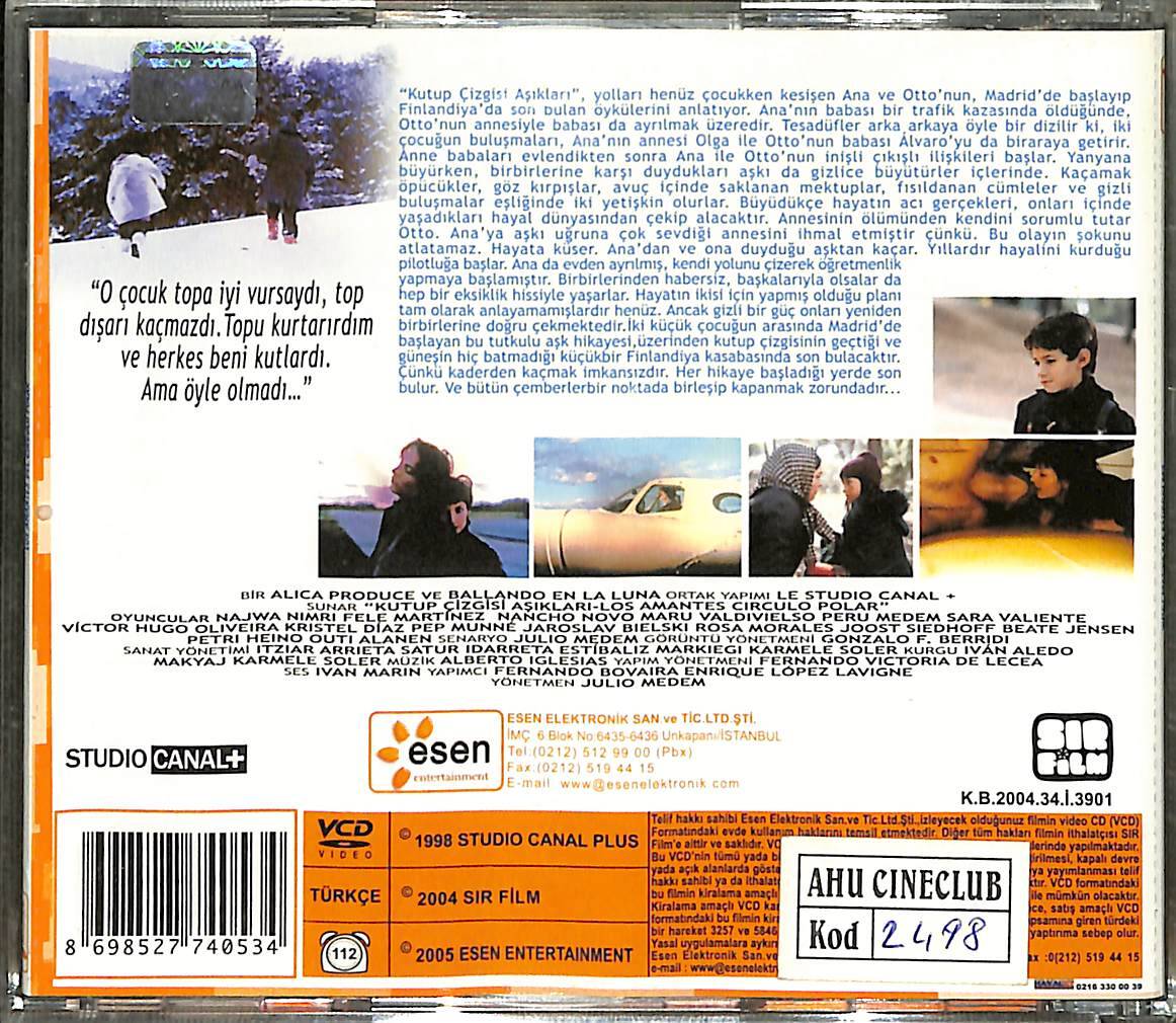 Kutup Çizgisi Aşıkları - Los Amantes Del Círculo Polar (1998) Orjinal VCD Film VCD29120 - 2