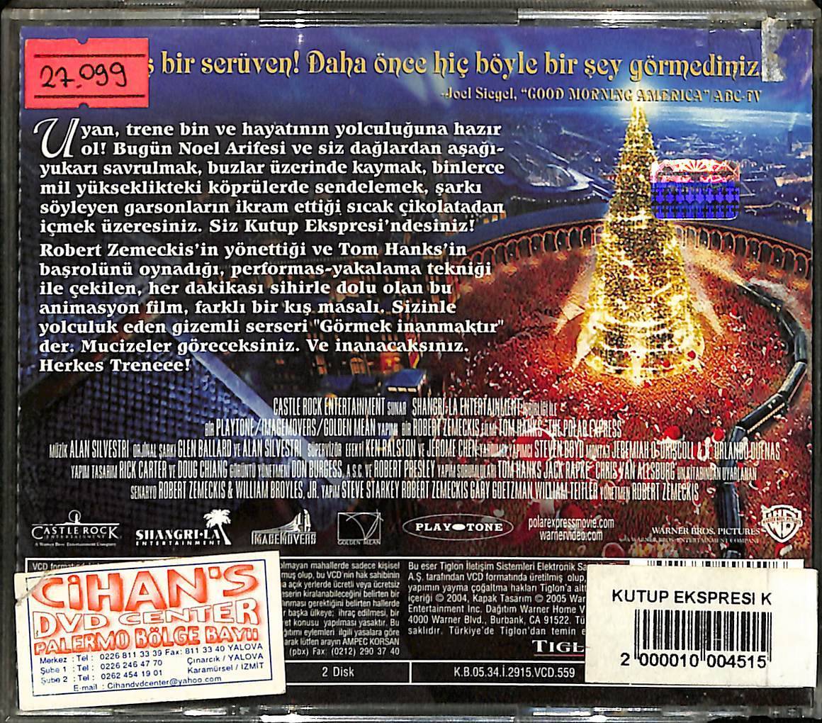 Kutup Ekspresi (Tom Hanks) VCD Film VCD14974 - 2