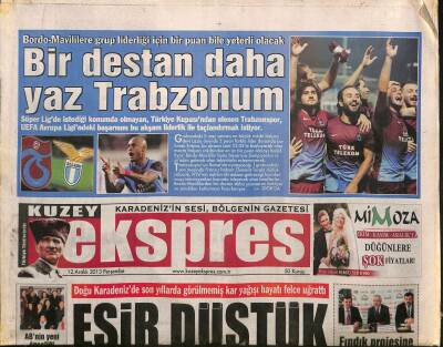 Kuzey Ekspres Gazetesi 12 Aralık 2013 - Beşikdüzü OSBde 400 Kişiye İstihdam - Nakliyecilere Gürcü Eziyeti GZ125848 - 1