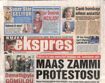 Kuzey Ekspres Gazetesi 16 Ocak 2015 - Sera Gölüne Süper Proje - Eğitim Bir-Sen Buluştu GZ109006 - 1