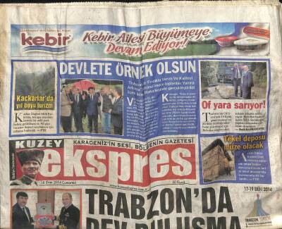 Kuzey Ekspres Gazetesi 18 Ekim 2014 - Kaçkarlarda Yıl Boyu Turizm GZ113280 - 1