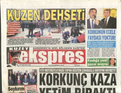 Kuzey Ekspres Gazetesi 27 Ocak 2015 - JEWEX Fuarına Trabzon Damgası-HESlere Protesto GZ105575 - 1
