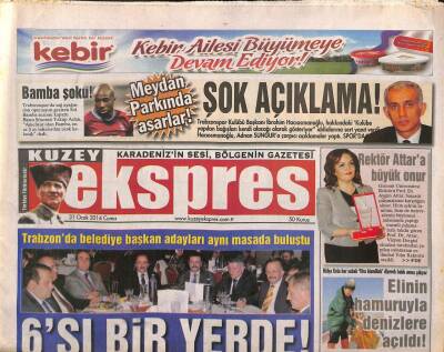 Kuzey Ekspres Gazetesi 31 Ocak 2014 - Trabzonda Belediye Başkan Adayları Aynı Masada Buluştu GZ106972 - 1