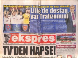 Kuzey Ekspres Gazetesi 7 Aralık 2011 - Trabzonspor Dev Maça Çıkıyor - Rize'de Diş Protezi Sokaktan Geçen Kızı Yaraladı GZ158626 - Gökçekoleksiyon