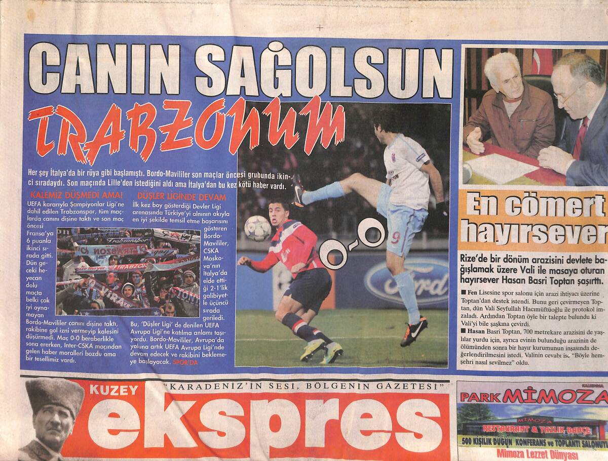 Kuzey Ekspres Gazetesi 8 Aralık 2011 - Haluk Ulusoy Oğlu Saffet Ulusoy ve Mehmet Atalay Bindikleri Asansörde Yere Çakıldı - AKP'de Of Yarışı GZ158628 - 1