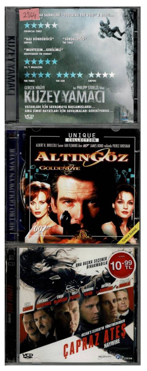 Kuzey Yamacı Altın Göz Çapraz Ateş - 3 Adet VCD Film VCD208 - 1