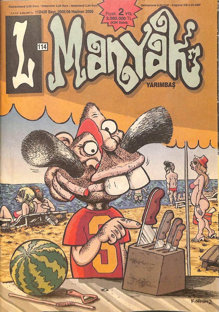 L-Manyak Mizah Dergisi Haziran 2005 Sayı: 6 NDR98718 - 1