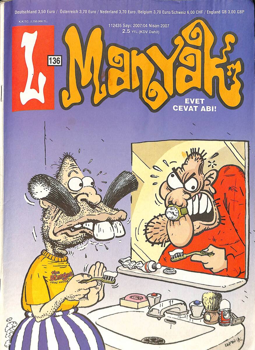 L-Manyak Mizah Dergisi Nisan 2007 Sayı: 4 NDR98712 - 1