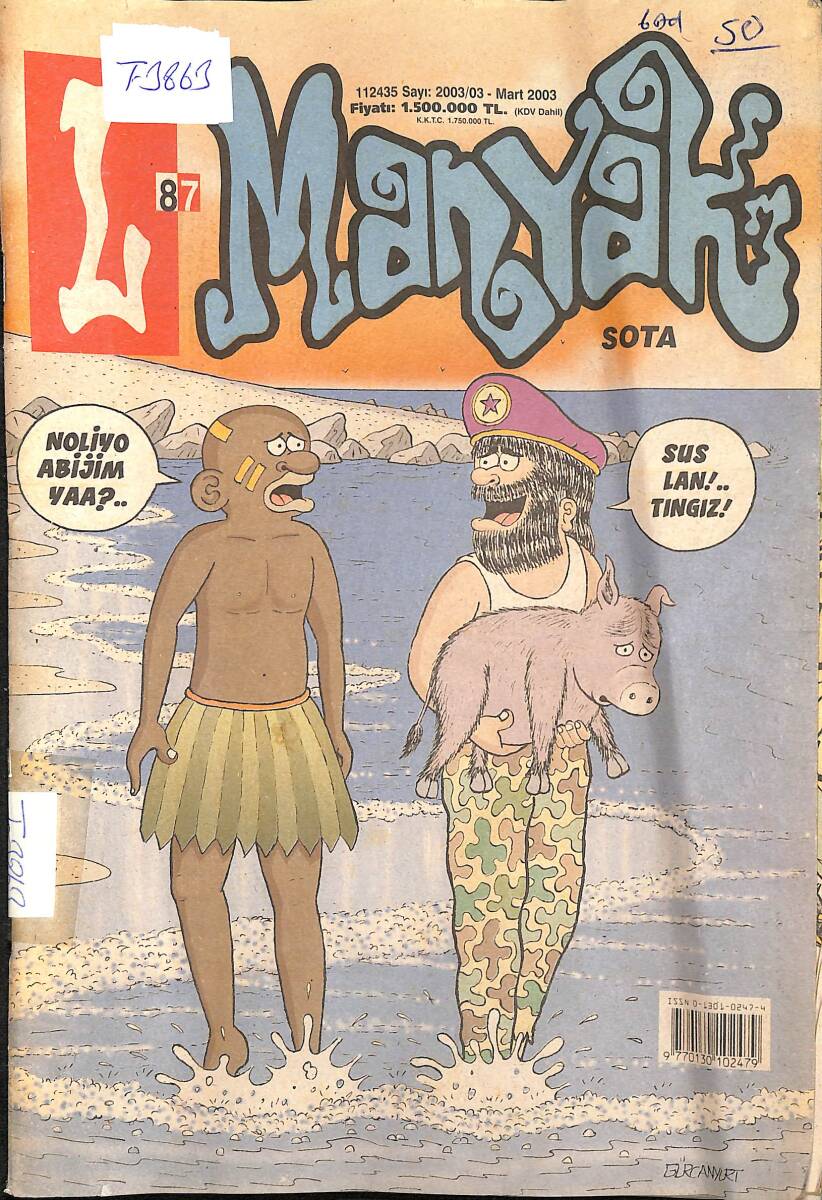 L - Manyak Mizah Dergisi Sota Mart 2003 NDR91467 - 1
